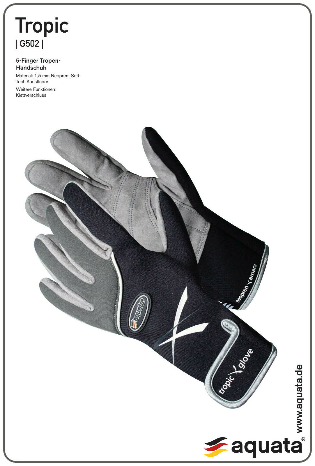 Handschuh Sommer Amara/Neopren Surfen Kajak SUP